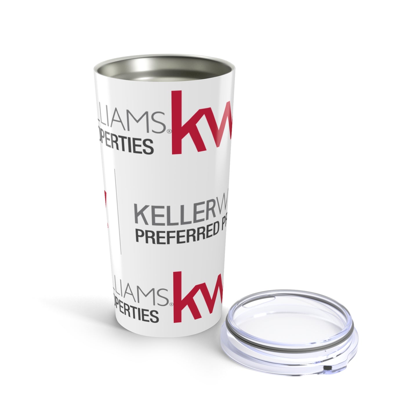 Personalized Realtor Tumbler 20oz | Unique Gift for Home Buyers | Hot & Cold Beverage Insulated Cup | Custom Logo | KW Properties