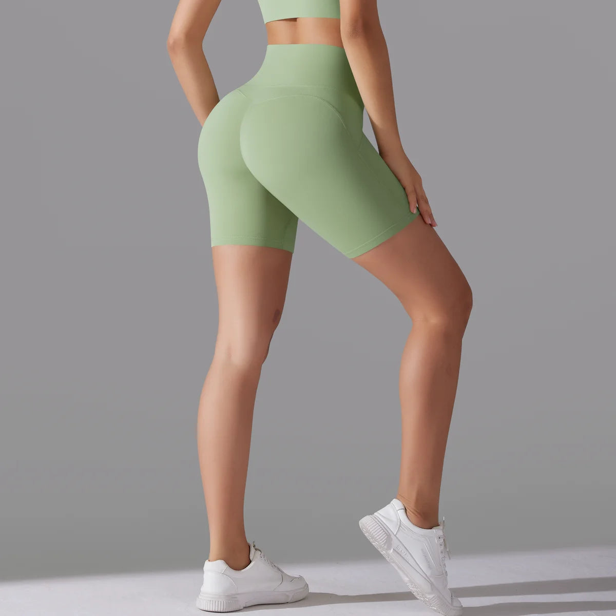 Yoga Shorts Women Fitness Shorts Running Cycling Shorts Breathable Sports Leggings High Waist Summer Workout Gym Shorts