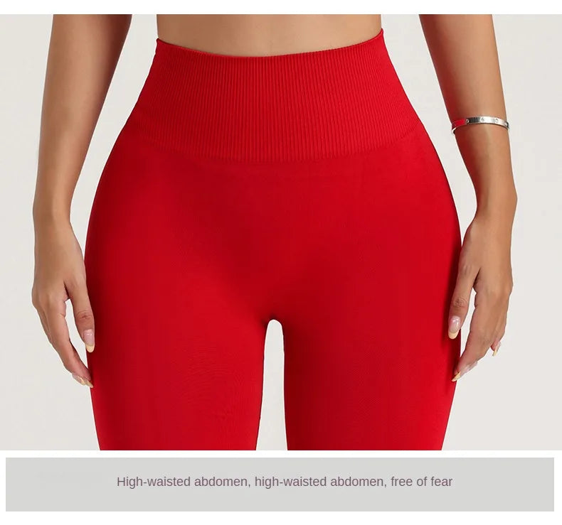 Women's Yoga Suit Sports Underwear Leggings High Stretch Sportswear Quick Dry Breathable Training Clothes Pants