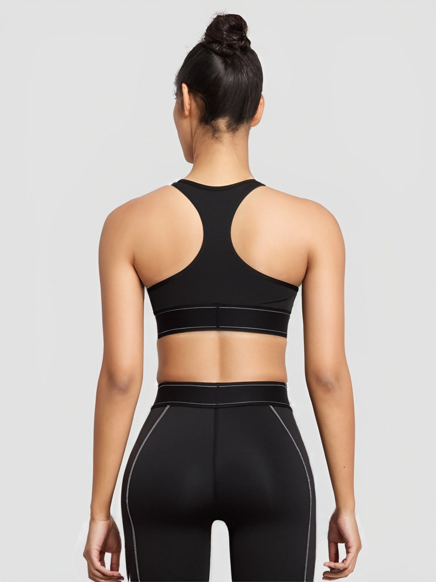Y9001-1Women's Gym Two Piece Set Yoga Bra Underwear Tight Training Pants Bottom Pants Fitness Clothing Fitness Pants Set Exercis