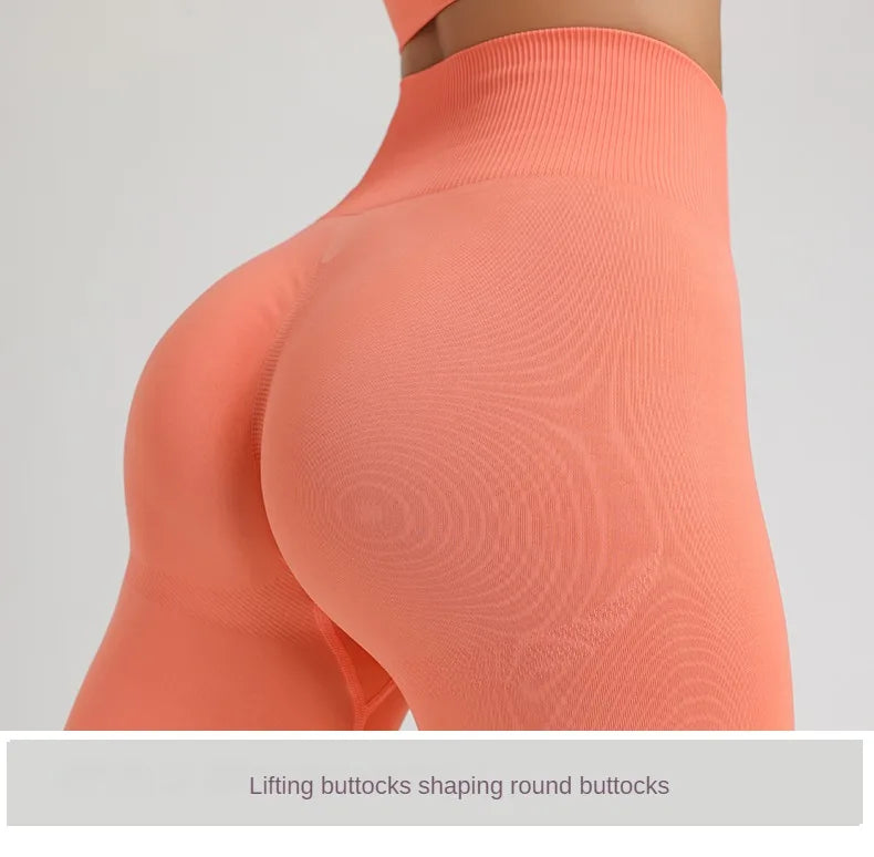 Women's Yoga Suit Sports Underwear Leggings High Stretch Sportswear Quick Dry Breathable Training Clothes Pants