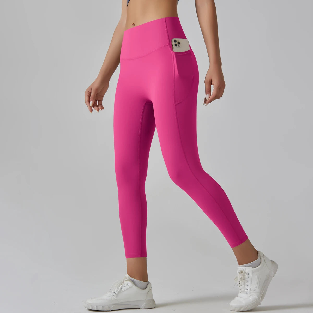Women Leggings With Pockets Yoga Pants Gym Leggings Sport Women Fitness High Waist Female Legging Tummy Control Running Training