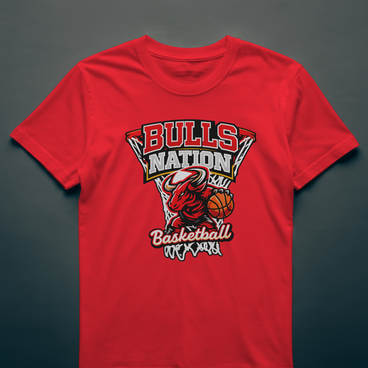 Bulls Nation Basketball T-Shirt