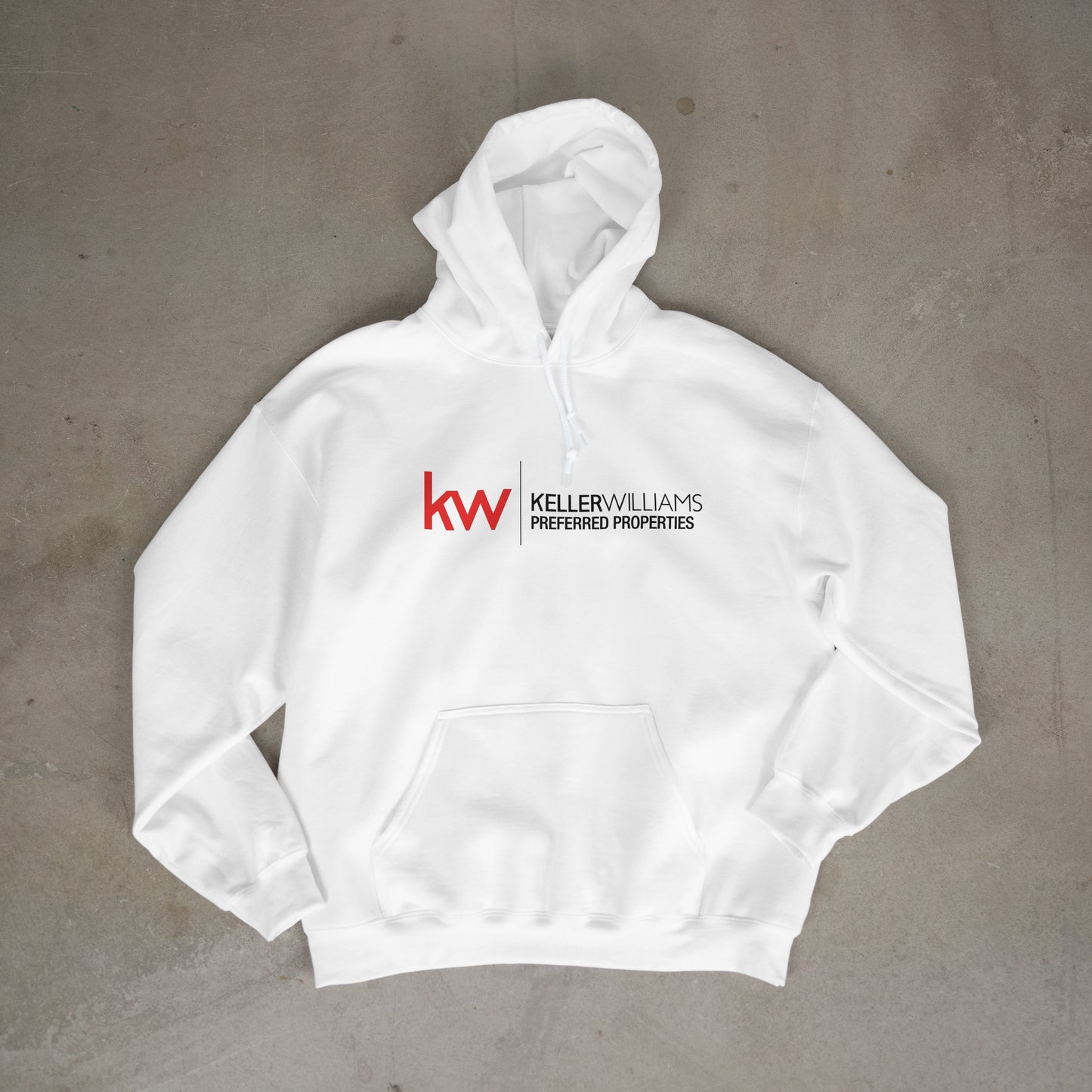 KWPP Printed Logo Hoodie White