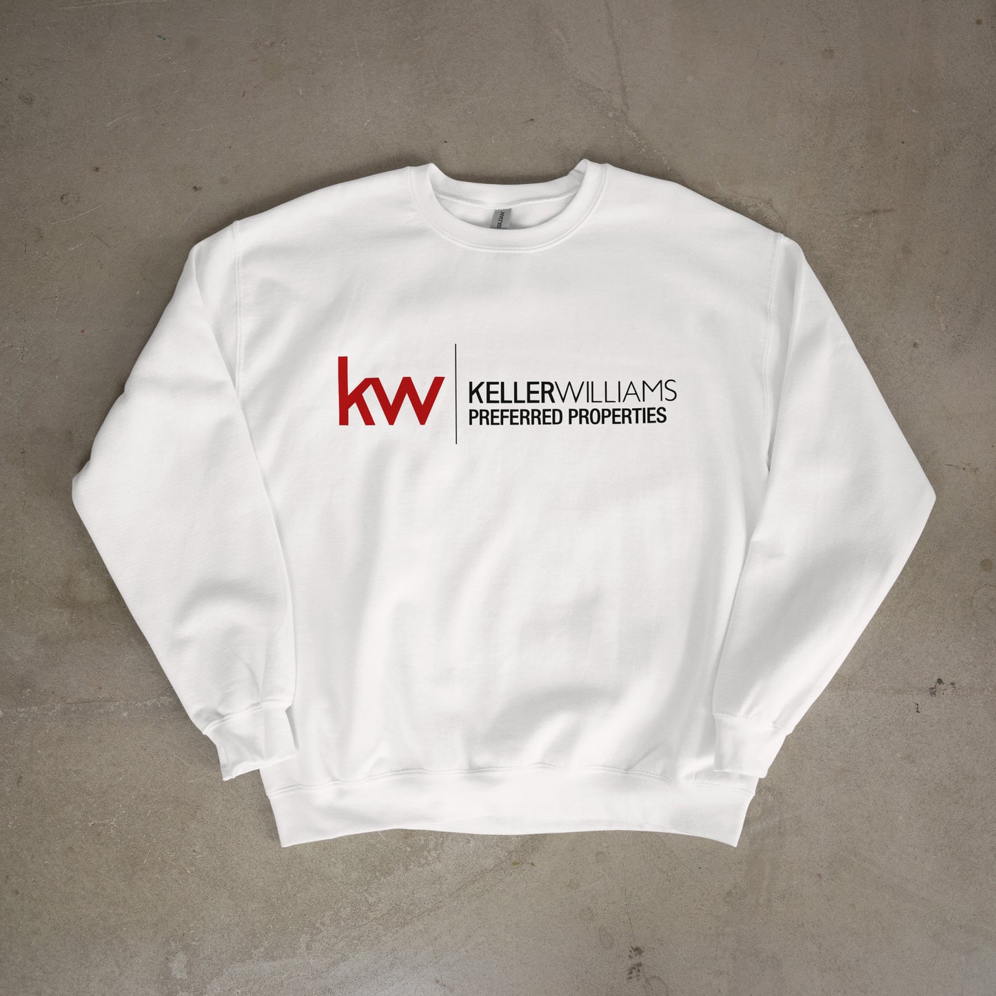 KWPP Printed Logo Sweat Shirt White