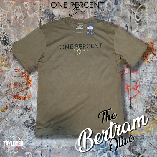 One Percent Better "The Bertram" Black & Army Green on Olive