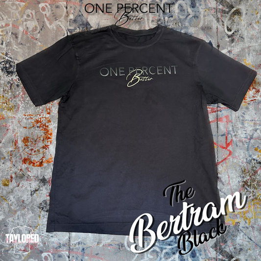 One Percent Better "The Bertram" Black & Army Green on Black