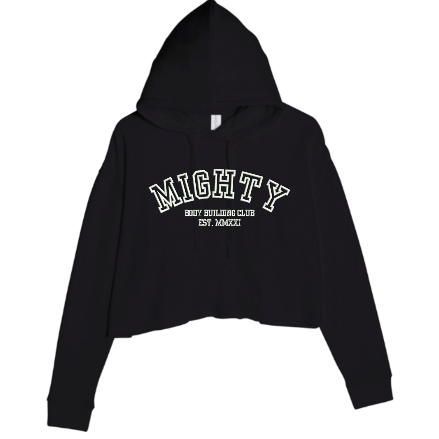 Mighty Pro Crop Top Hoodie