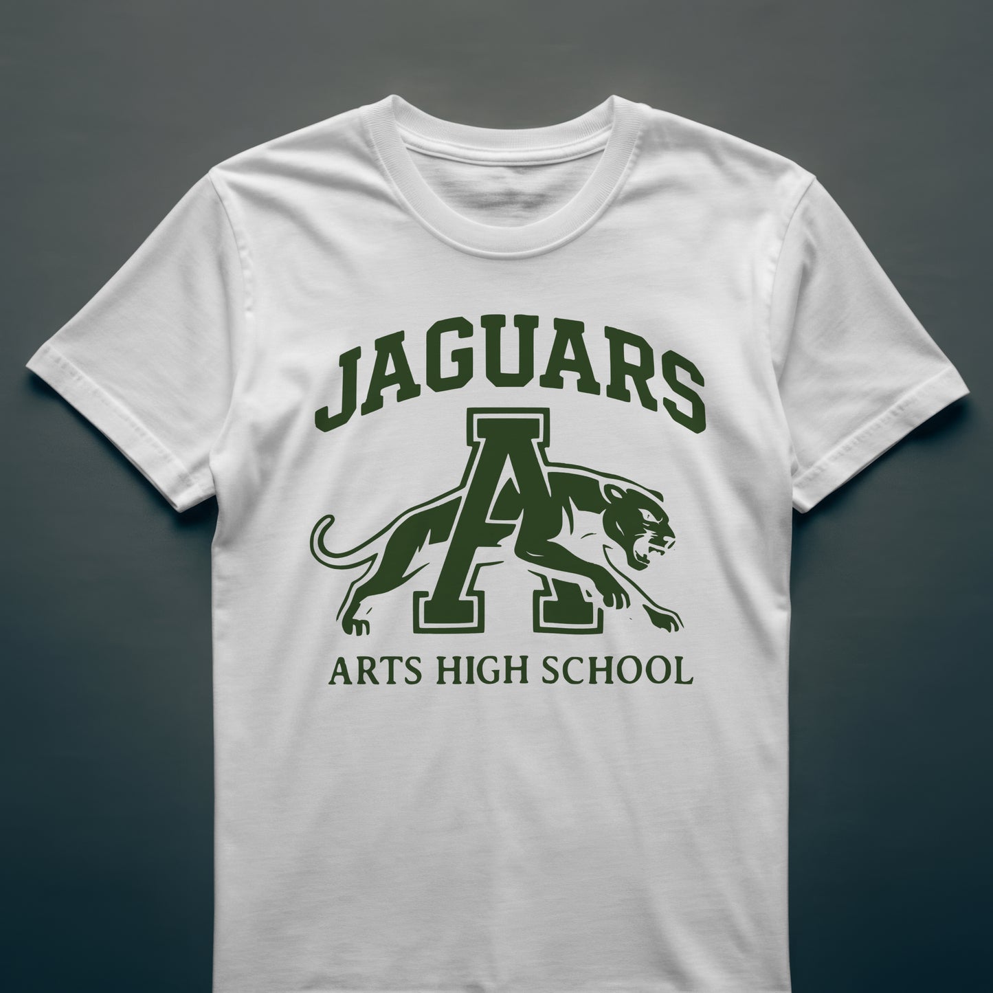 Jaguars Arts High School Embroider T-Shirt