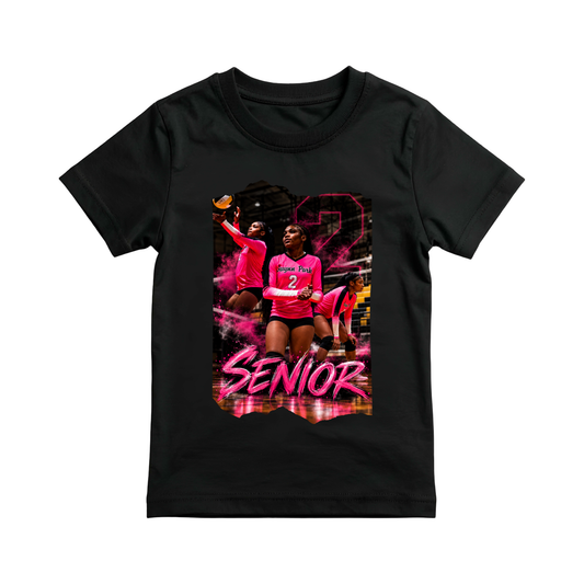 Custom Printed T-Shirt Front & Back