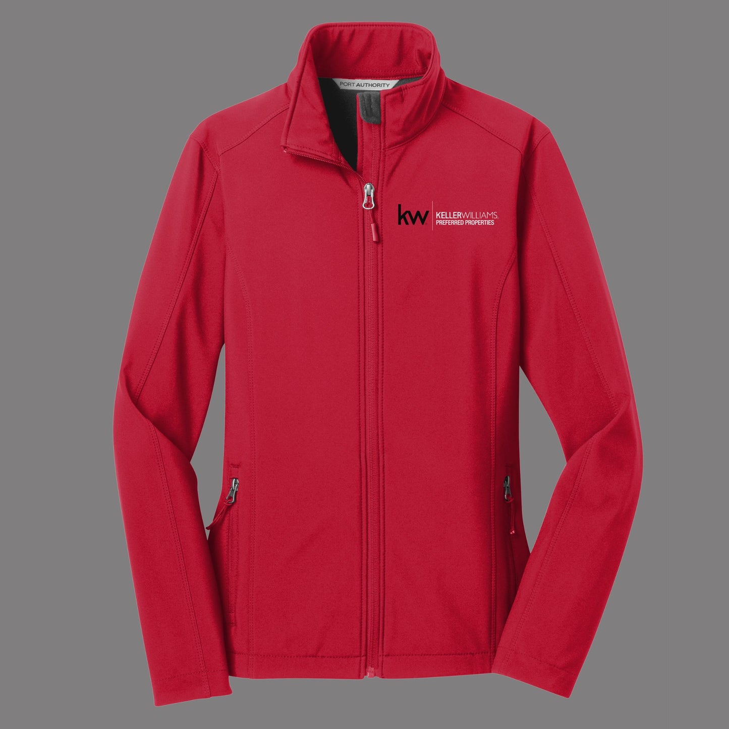 KWPP Embroidered Port Authority® Core Soft Shell Jacket (Red) WOMEN
