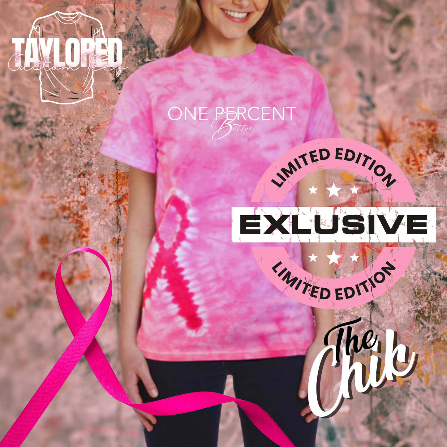 Pink Tie-Dye Shirt: A Tribute to Breast Cancer Warriors