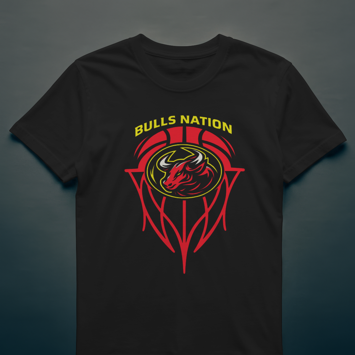 Bulls Nation Basketball T-Shirt 2