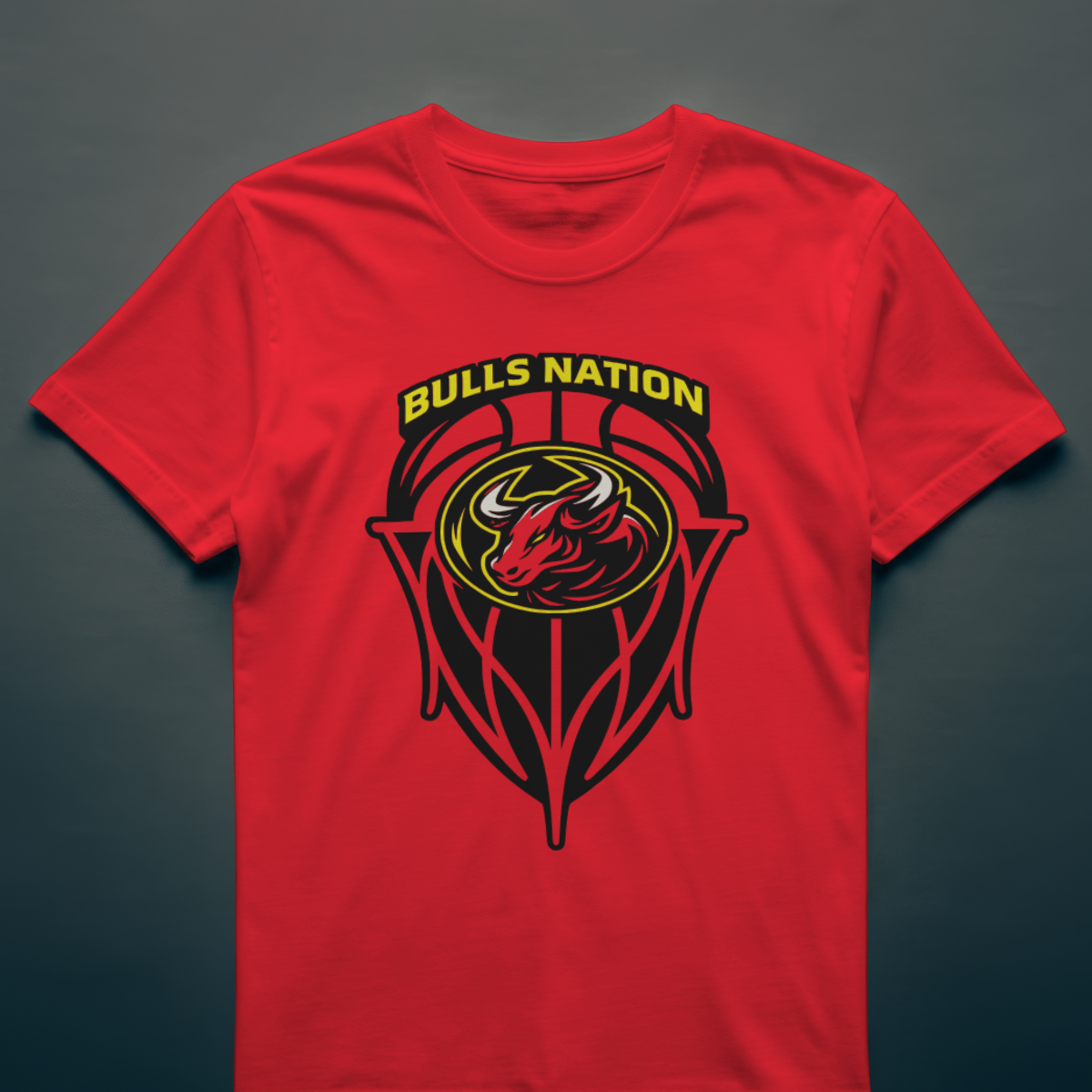 Bulls Nation Basketball T-Shirt 2