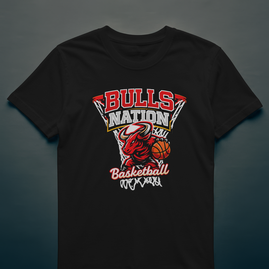 Bulls Nation Basketball T-Shirt