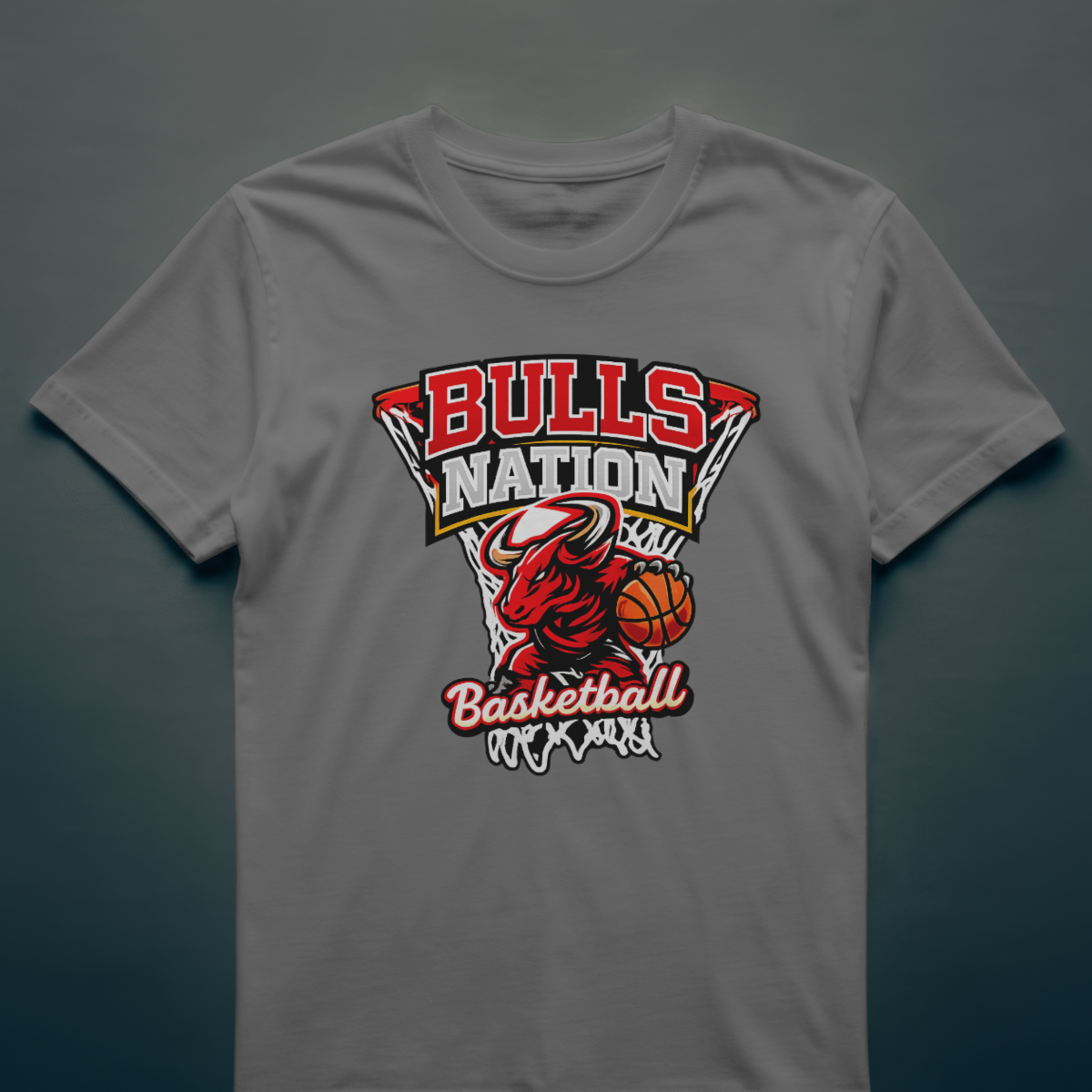 Bulls Nation Basketball T-Shirt