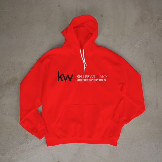 KWPP Printed Logo Hoodie Red