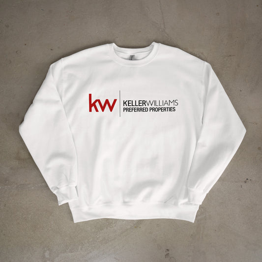 KWPP Printed Logo Sweat Shirt White