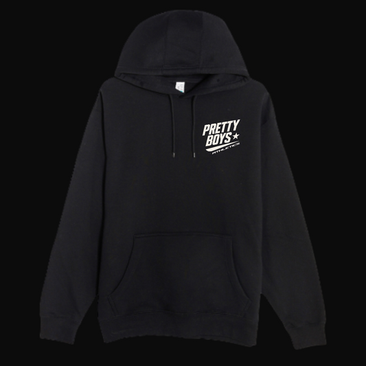 Pretty Boy Athletics – Signature Black Puff Letter Hoodie