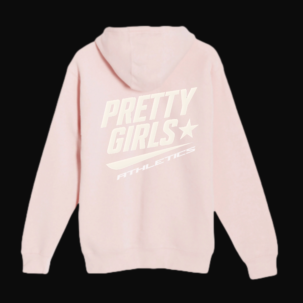 Pretty Girls Athletics – Signature Pink Puff Letter Hoodie