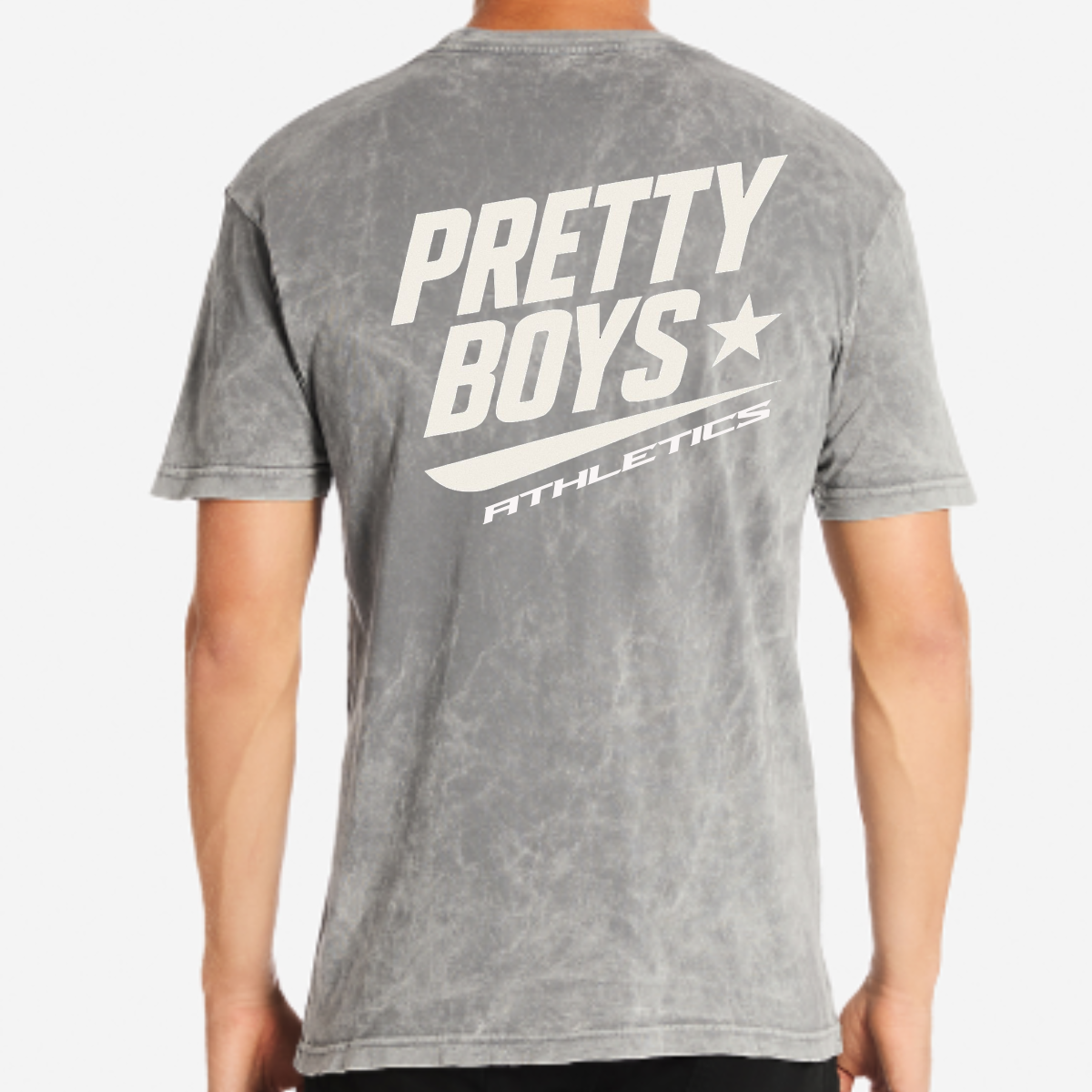 Pretty Boy Athletics Premium Mineral Wash Tee (Gray)