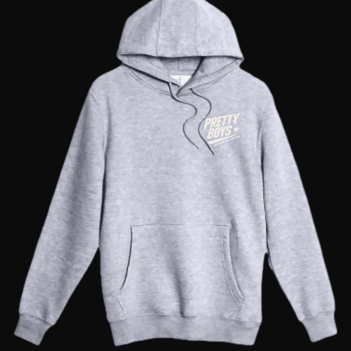 Pretty Boy Athletics – Signature Gray Puff Letter Hoodie