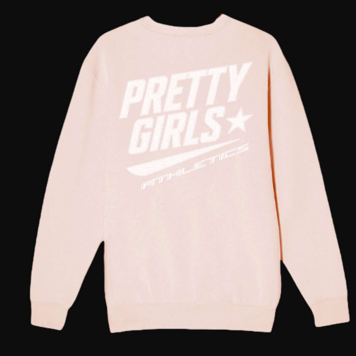 Pretty Girls Athletics – Signature Pink Embroidered Crew Neck