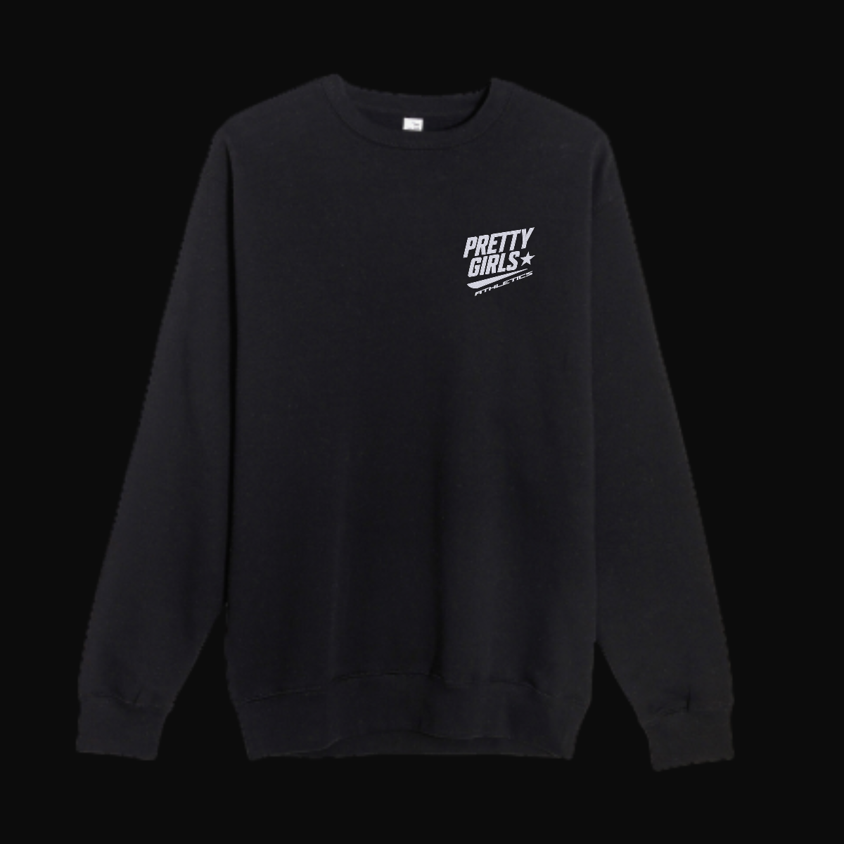 Pretty Girls Athletics – Signature Pink Embroidered Crew Neck