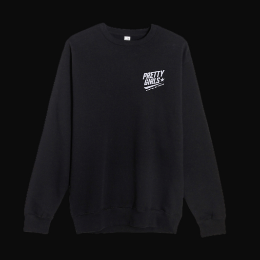 Pretty Girls Athletics – Signature Pink Embroidered Crew Neck