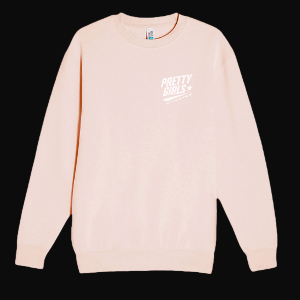 Pretty Girls Athletics – Signature Pink Embroidered Crew Neck