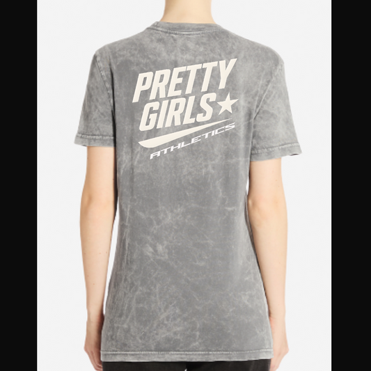 Pretty Girl Athletics Premium Mineral Wash Tee