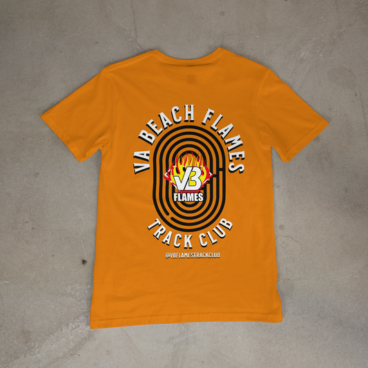 VA Beach Flames Dri Fit T-Shirt (Orange)